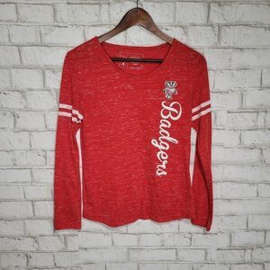 Campus Heritage WI Badgers long sleeve tee